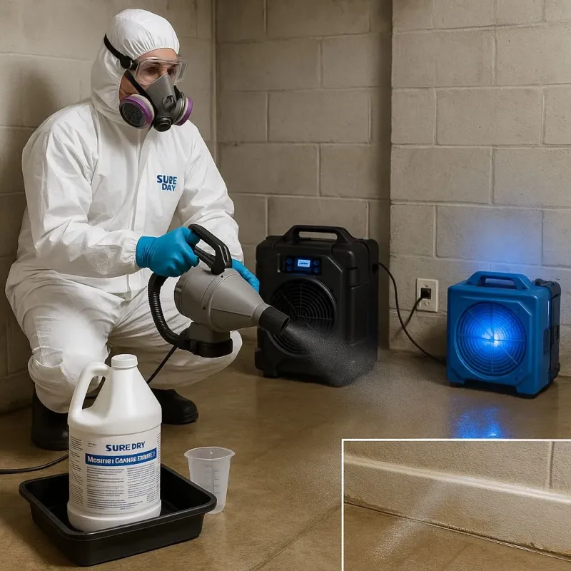 Sanitization and Odor Removal process in Winsted, MN